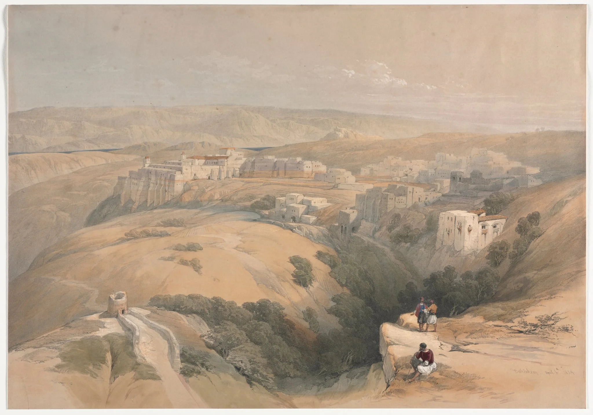 Bethlehem, by David Roberts, 1839