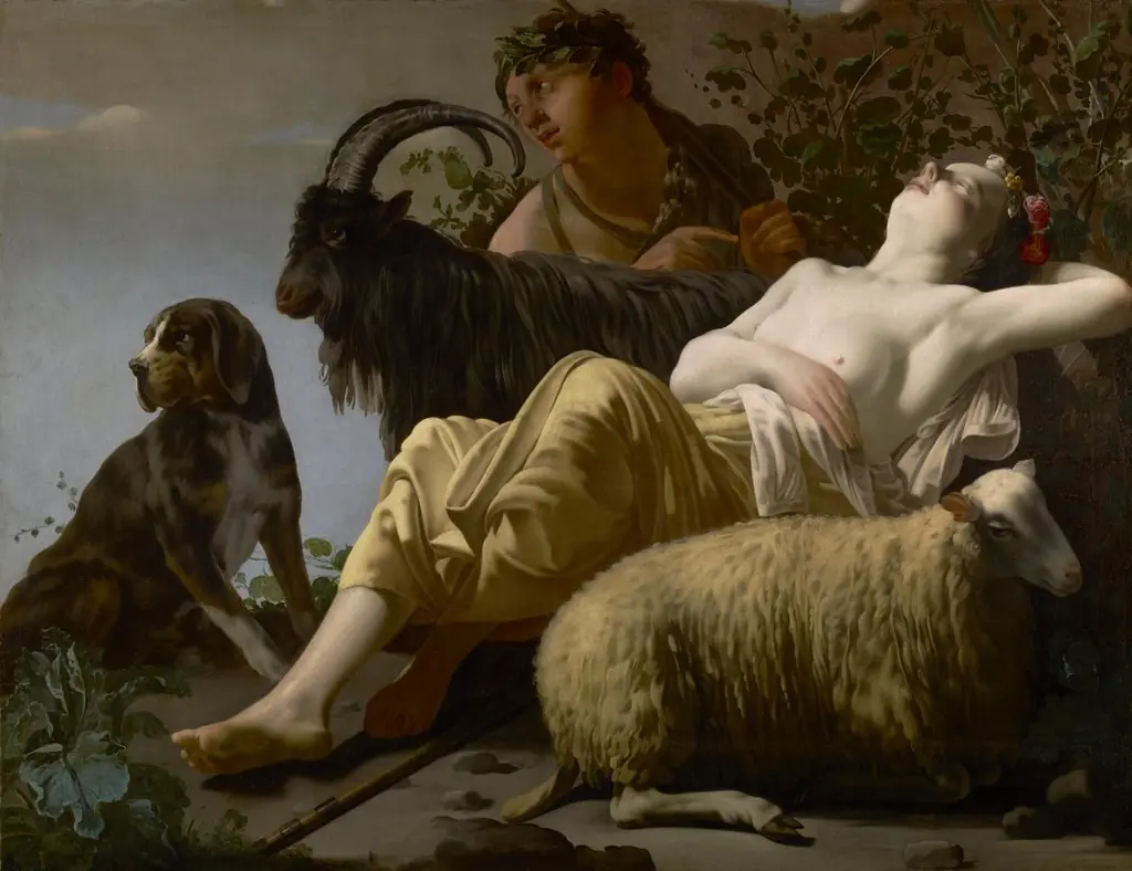 Shepherd and Sleeping Shepherdess