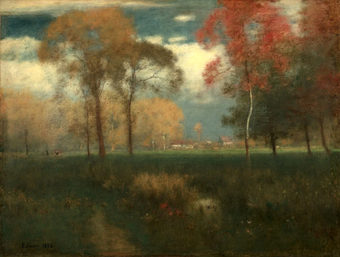 Sunny Autumn Day, by George Inness, unspecified, 1892