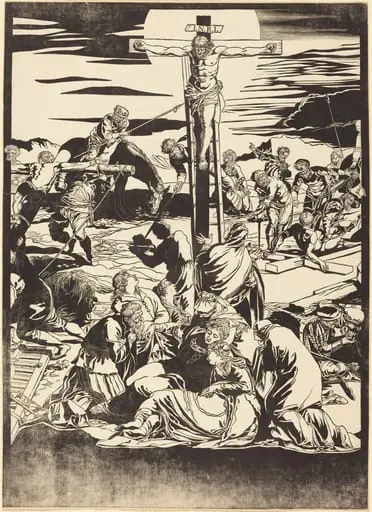 The Crucifixion [center plate]