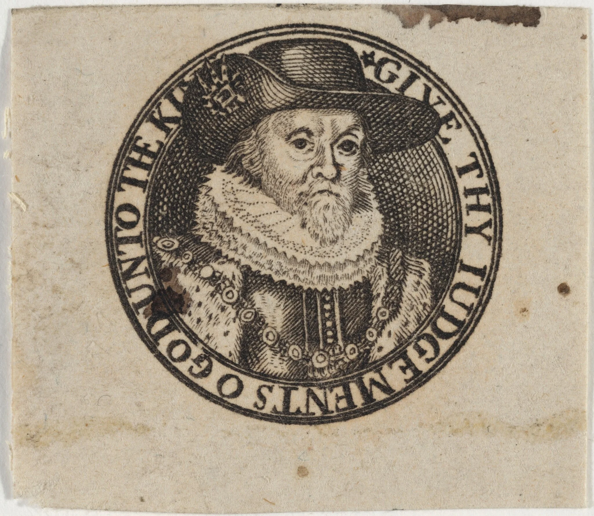 James I, King of England, by Dutch 17th Century, ink, 1650