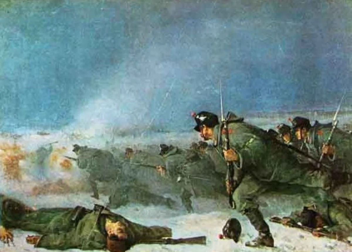 Atacul de la Smârdan, by Nicolae Grigorescu, unspecified, 1885