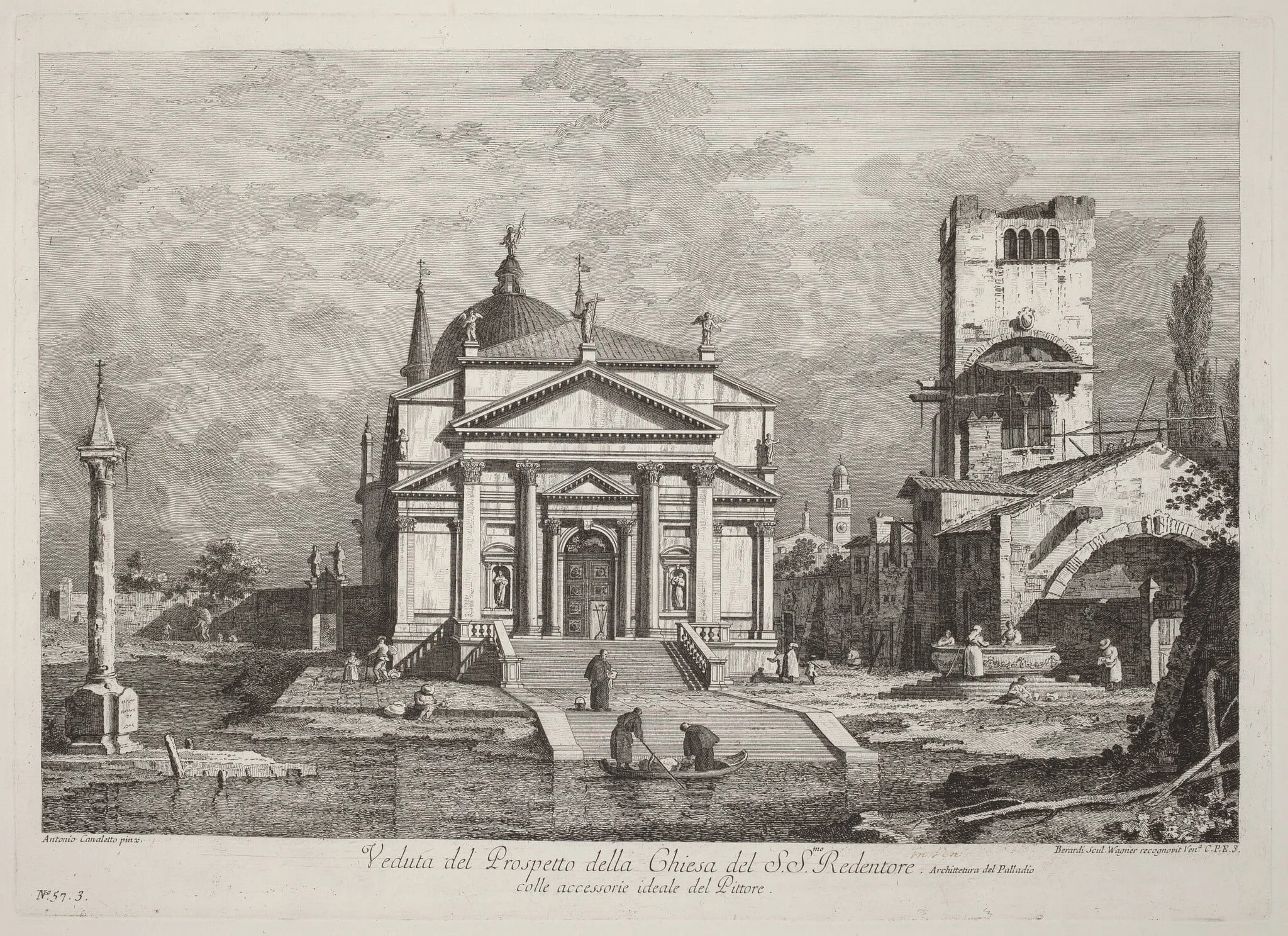 Veduta del Prospetto della Chiesa del SS. Redentore