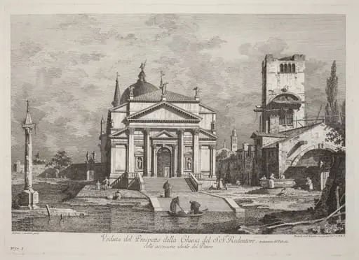 Veduta del Prospetto della Chiesa del SS. Redentore