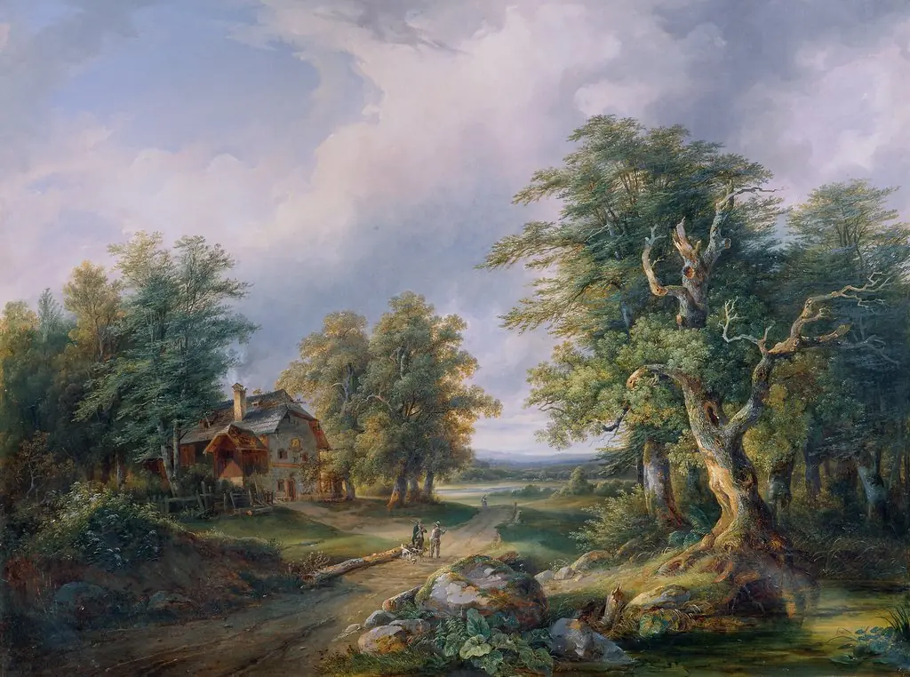 Farmstead on a Forest Road