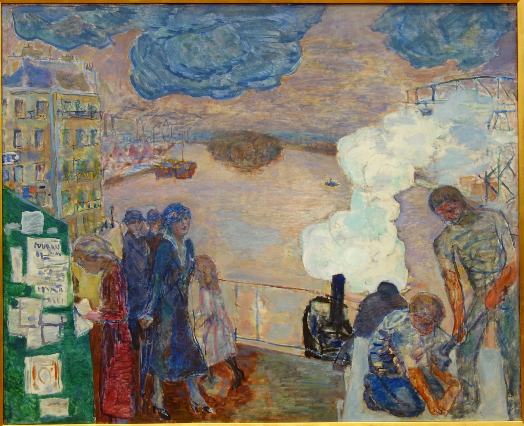 Workers, by Pierre Bonnard, oil, 1917