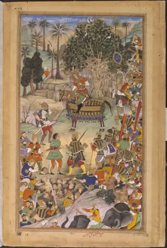 Muhammad Husain Mirza and Akbar
