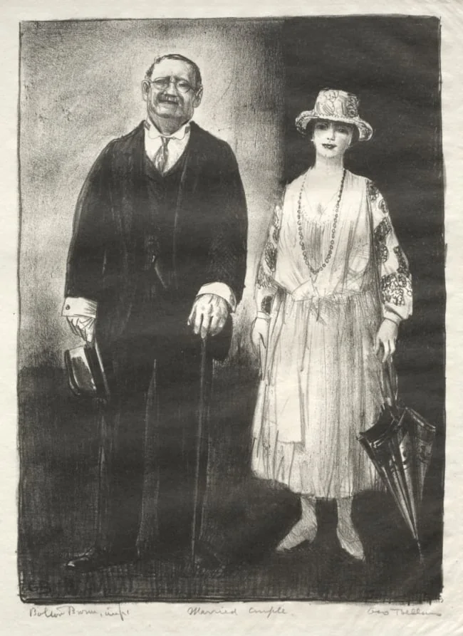 Married Couple, by George Bellows, 1923