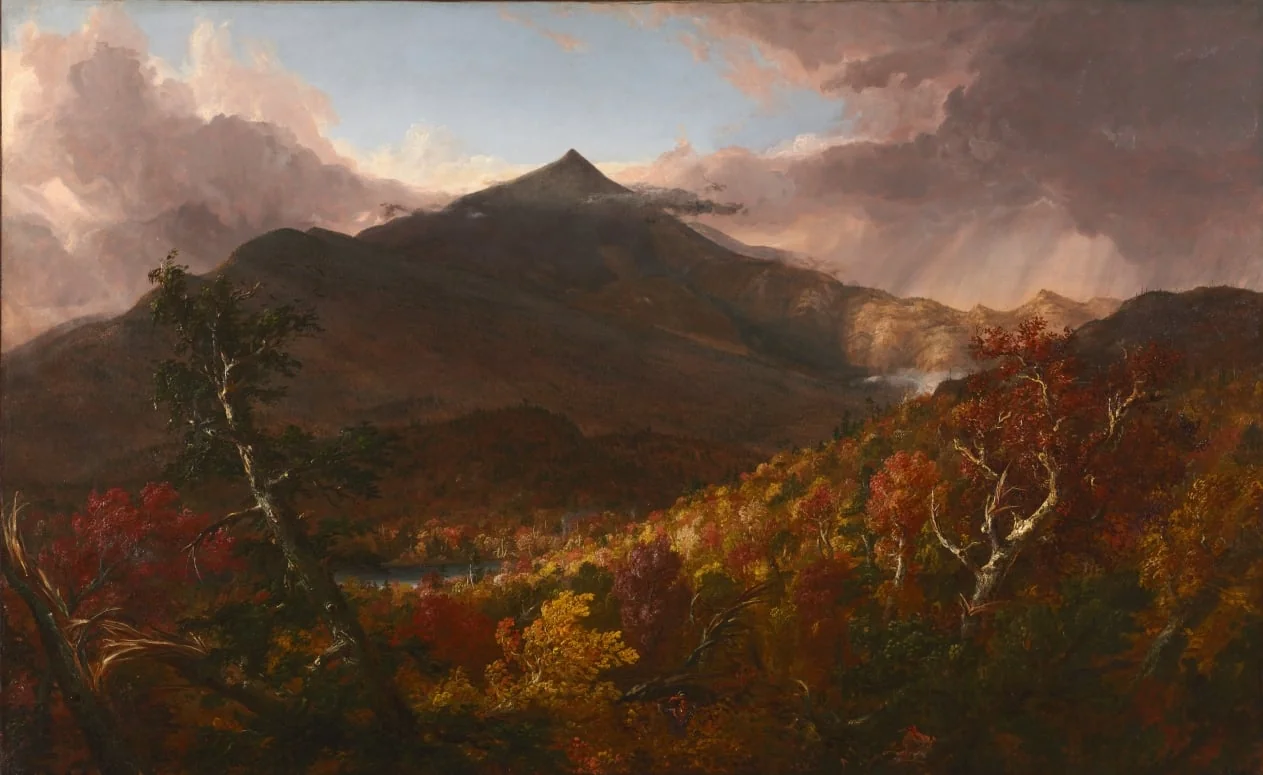View of Schroon Mountain, Essex County, New York, After a Storm, by Thomas Cole, unspecified, 1838