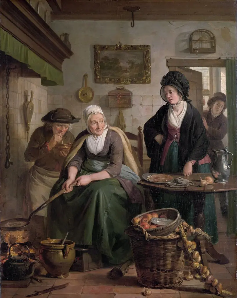 Woman Baking Pancakes