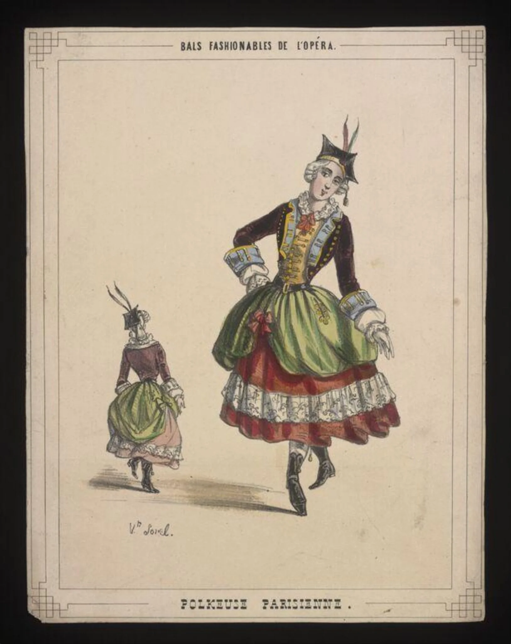 'Polkeuse Parisienne.', by Valentin Sorel