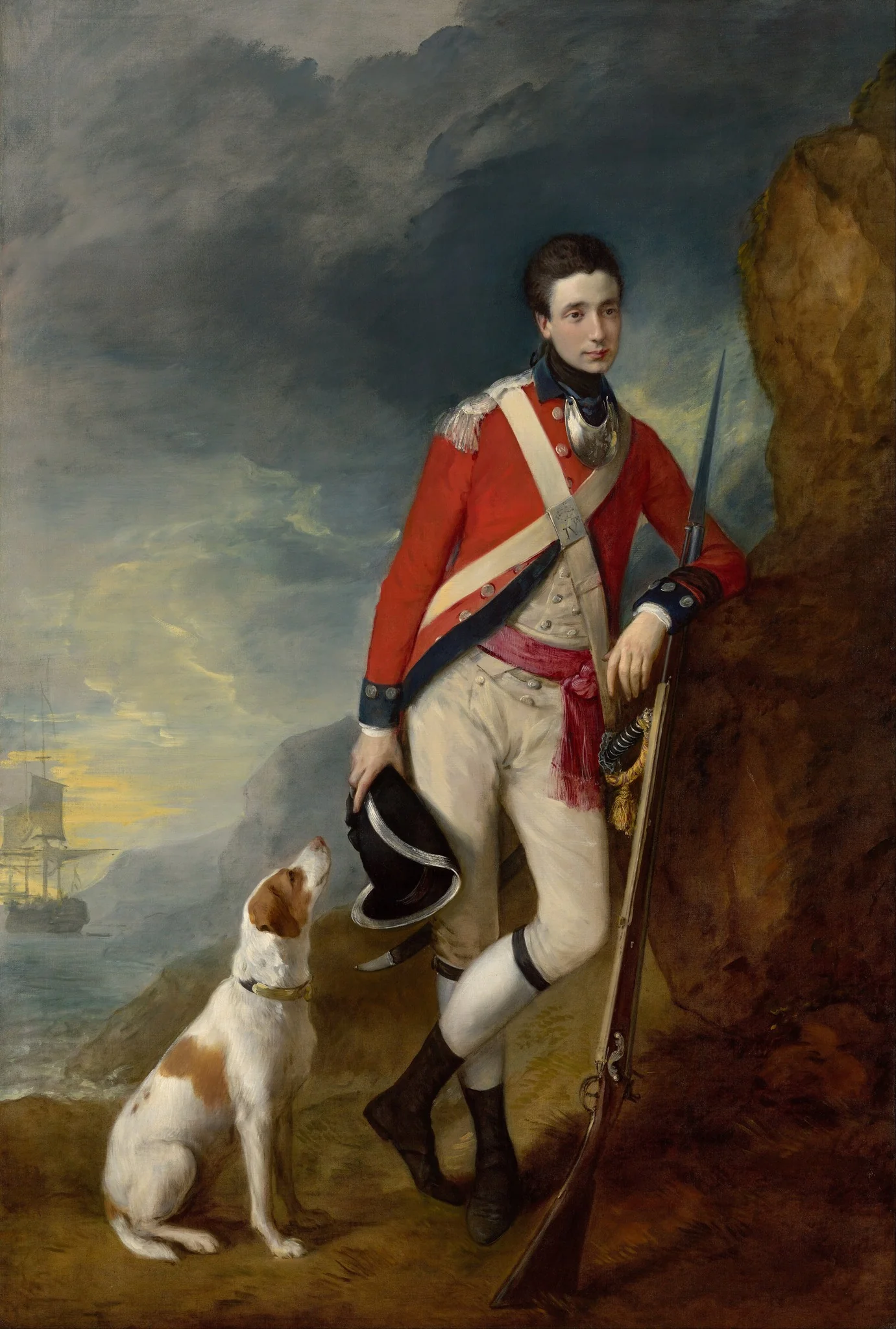 Richard St George Mansergh-St George, by Thomas Gainsborough, oil, 1790