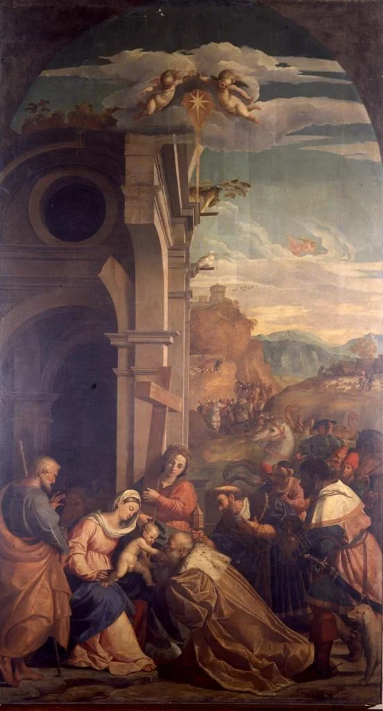 Adoration of the Magi with Saint Helena