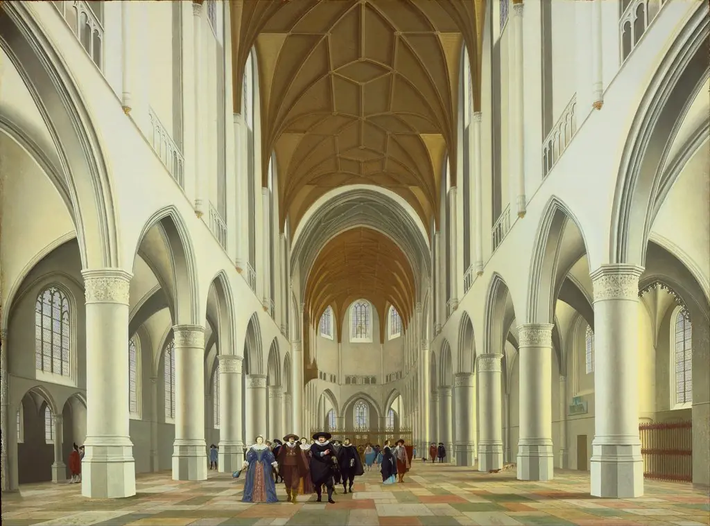 Interior of Saint Bavo, Haarlem