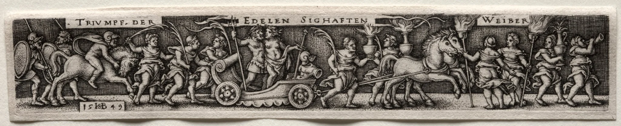 Triumph of the Women, by Sebald Beham, 1549