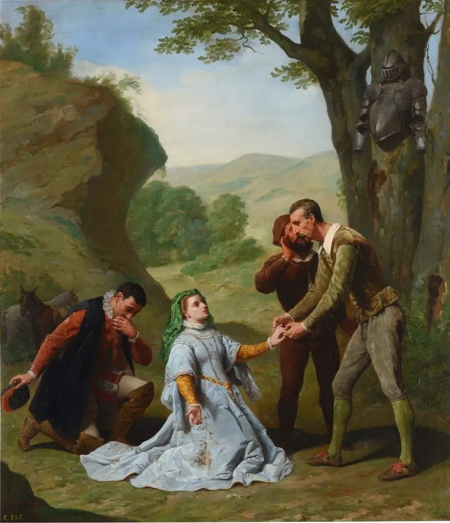 Presentación de Dorotea a Don Quijote