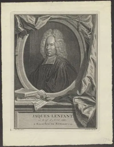 Portrait of Jacques Lenfant, theologian