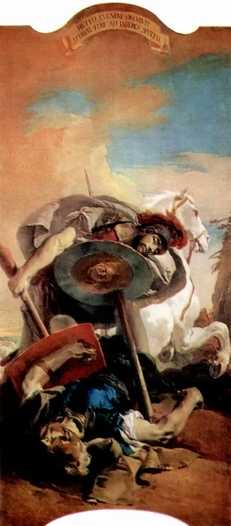 Death of Consul L. J. Brutus in a duel with Aruns