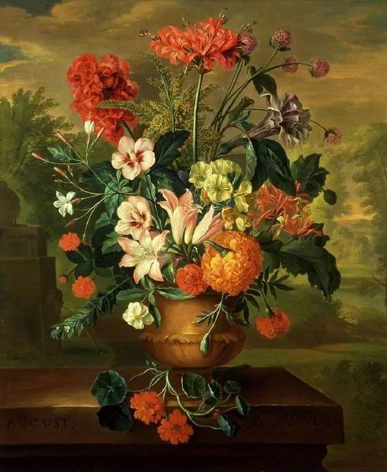 Twelve Months of Flowers: August