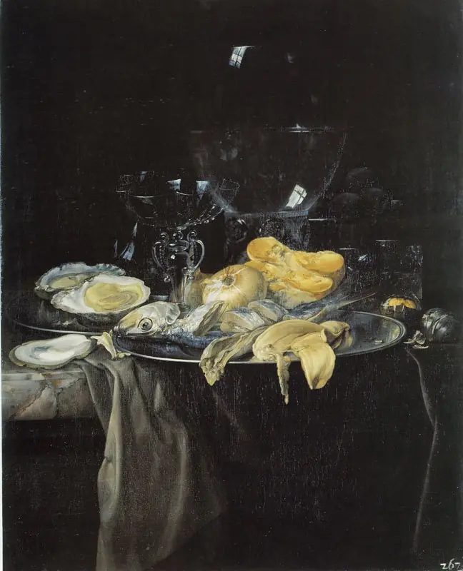 Seafood, Onion, and Glassware