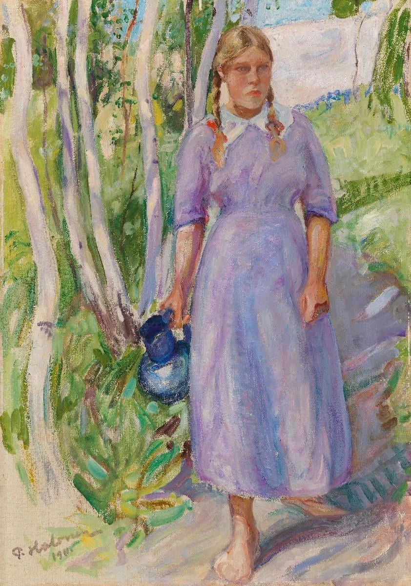 Veden noutaja, by Pekka Halonen, unspecified