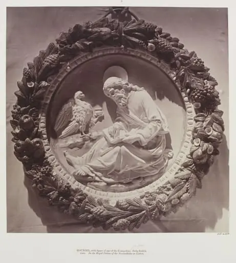  Roundel, St. John, by della Robbia, Palace of Necessidades