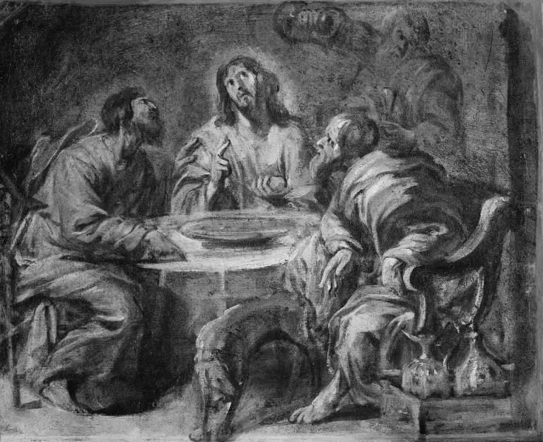 Sketch for The Supper at Emmaus