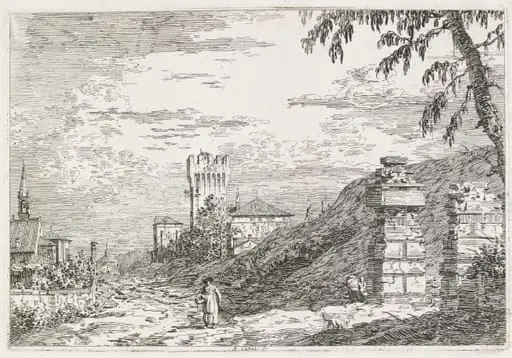 Views:  Two Ruined Pillars