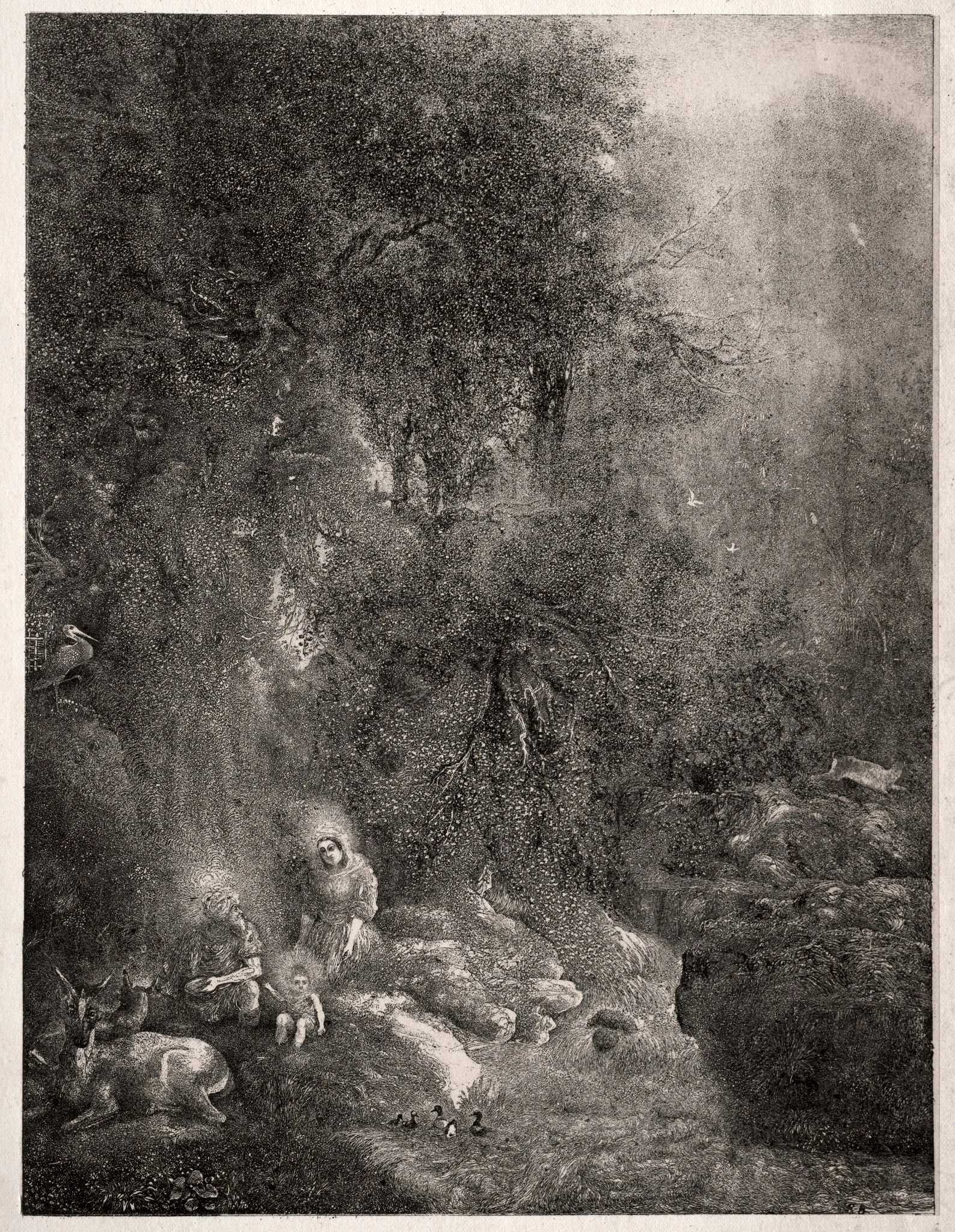 Holy Family with Deer