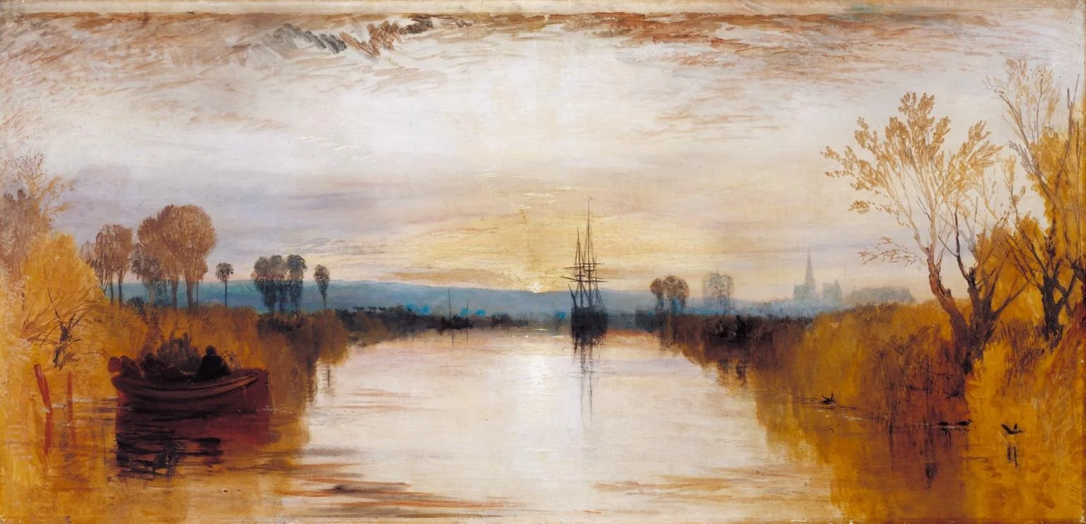 Chichester Canal, by Joseph Mallord William Turner, oil, 1828