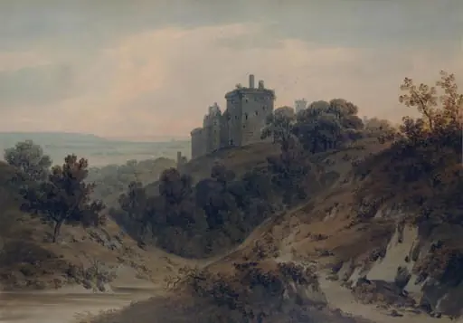 Castle Campbell, looking down Glen Devon, Clackmannanshire