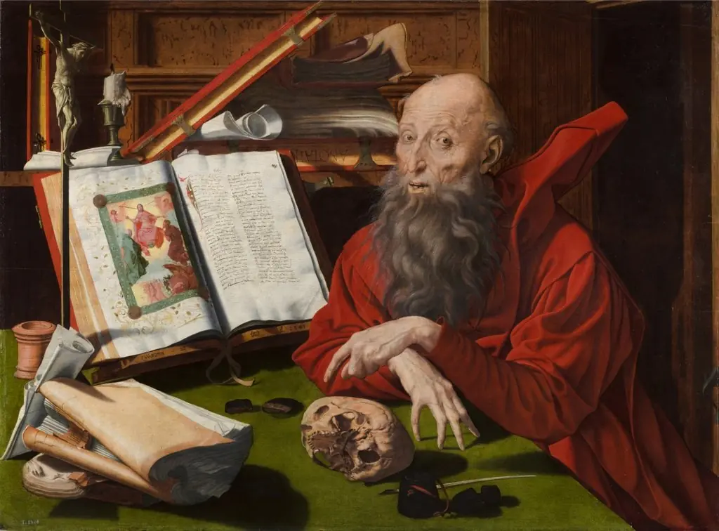 Saint Jerome in his study