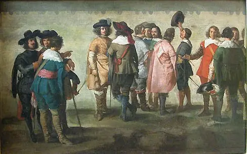 Réunion de quatorze personnages