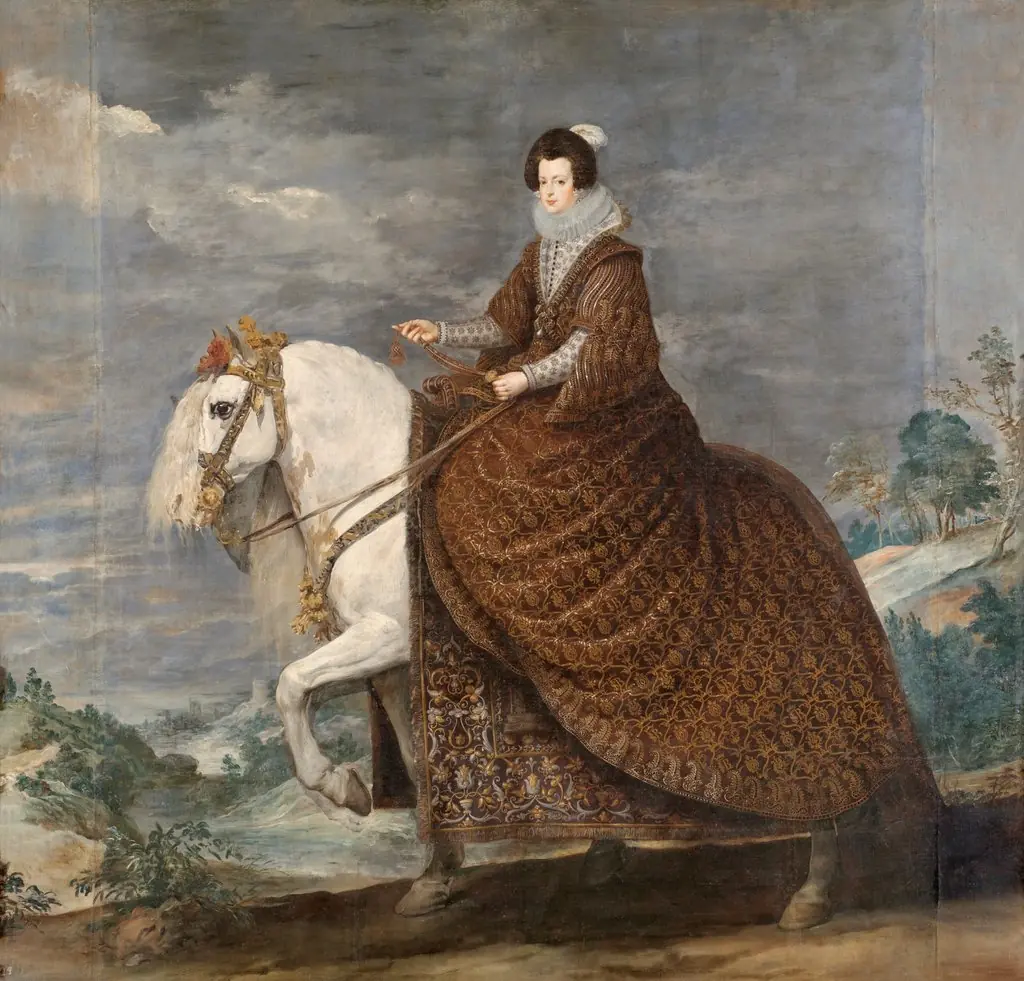 Equestrian Portrait of Elisabeth of France