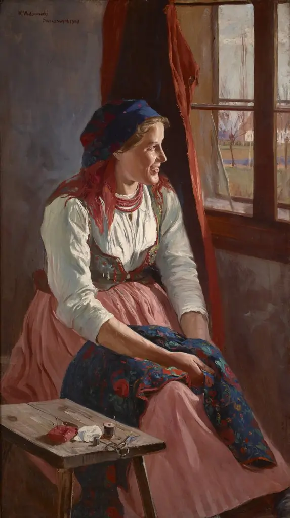 Girl at the Window