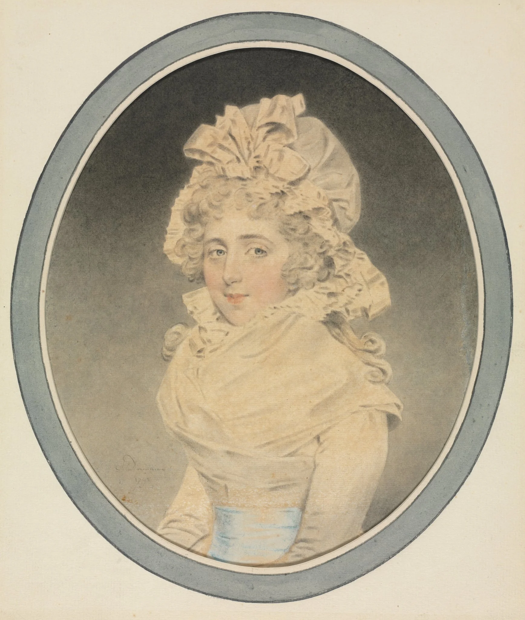Lady Caroline Wrottesley, by John Downman, 1792