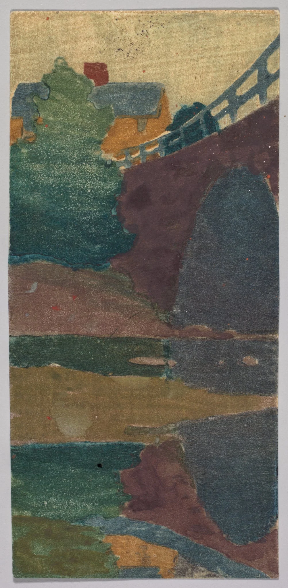 The Old Bridge or Ipswich Bridge, by Arthur Wesley Dow, 1894