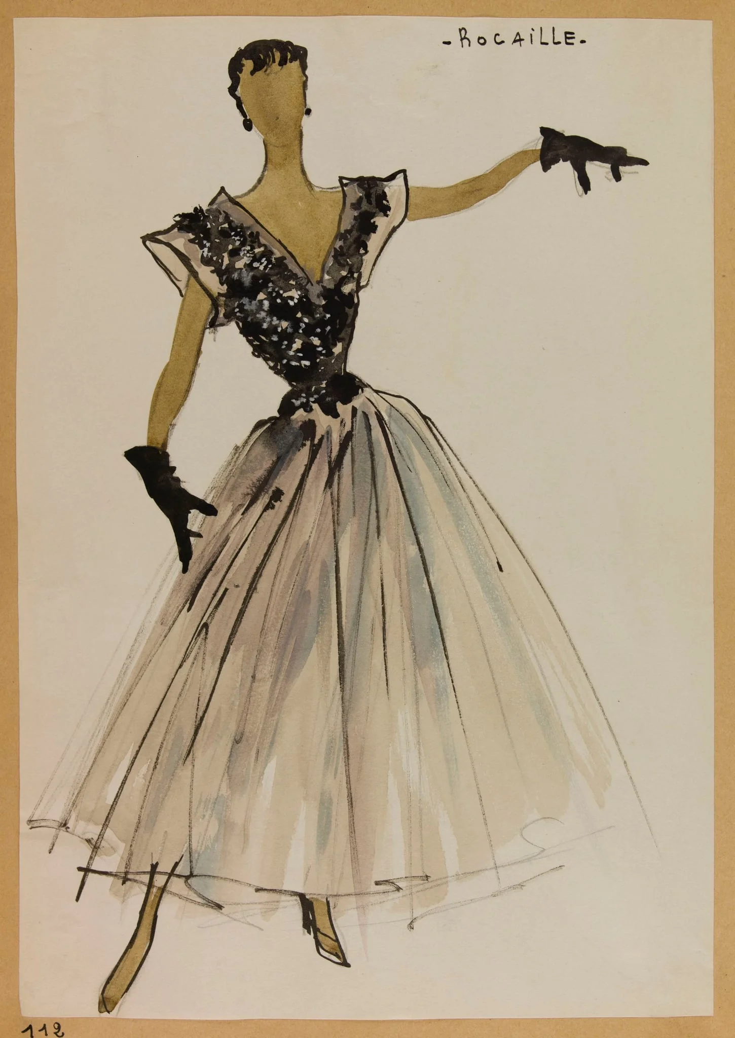 Rocaille, by Carven, 1952