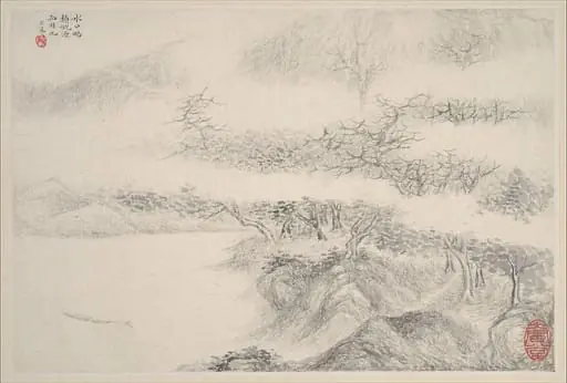 清 張風 山水圖 冊 紙本|Landscapes