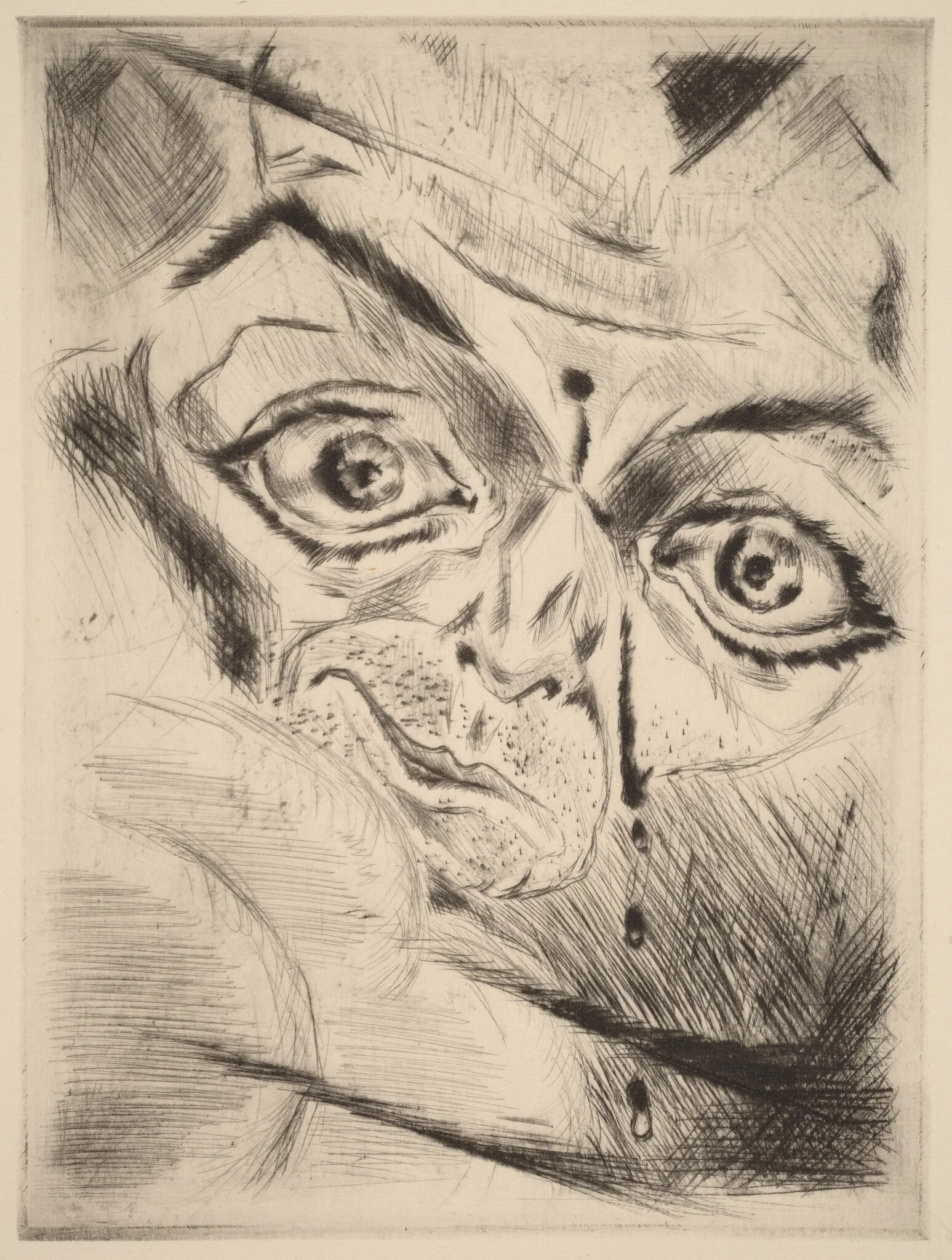 Peter with a Gunshot Wound in His Forehead