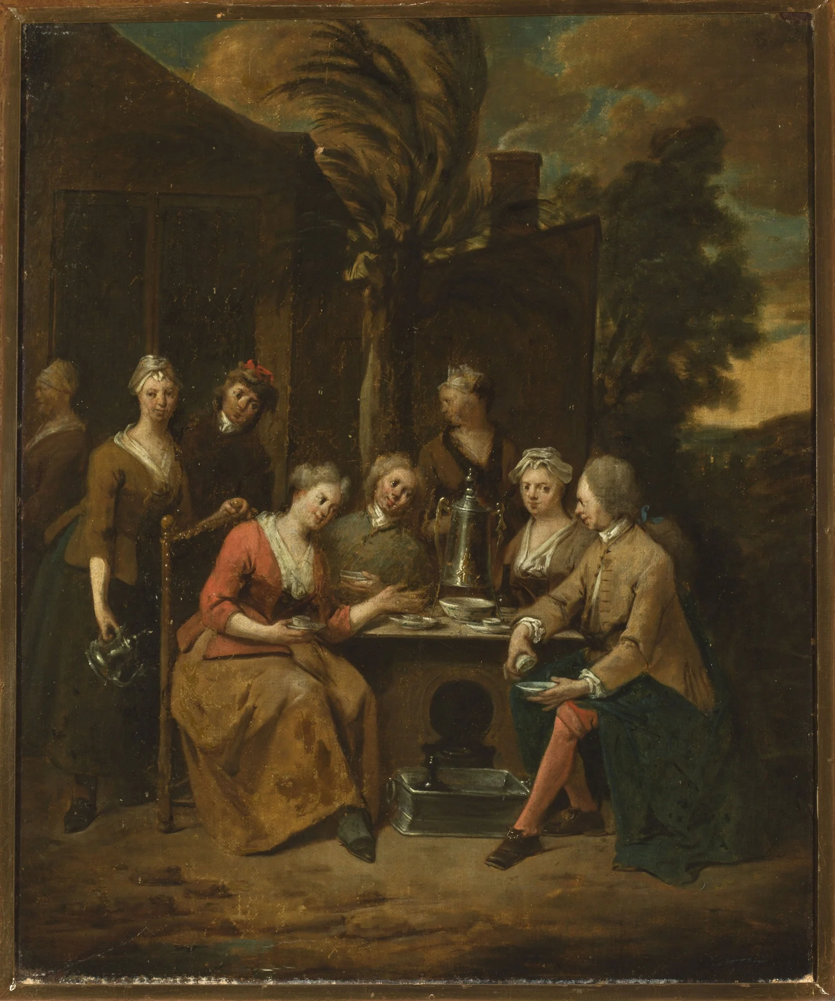 Company at the table