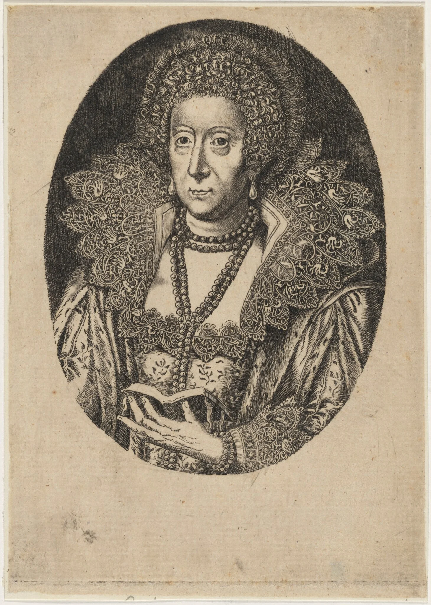 Mary Sidney, Countess of Pembroke, by Burnet Reading, ink, 1789