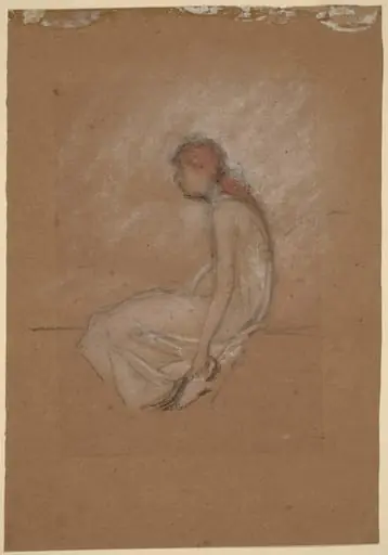 Seated Woman with Red Hair