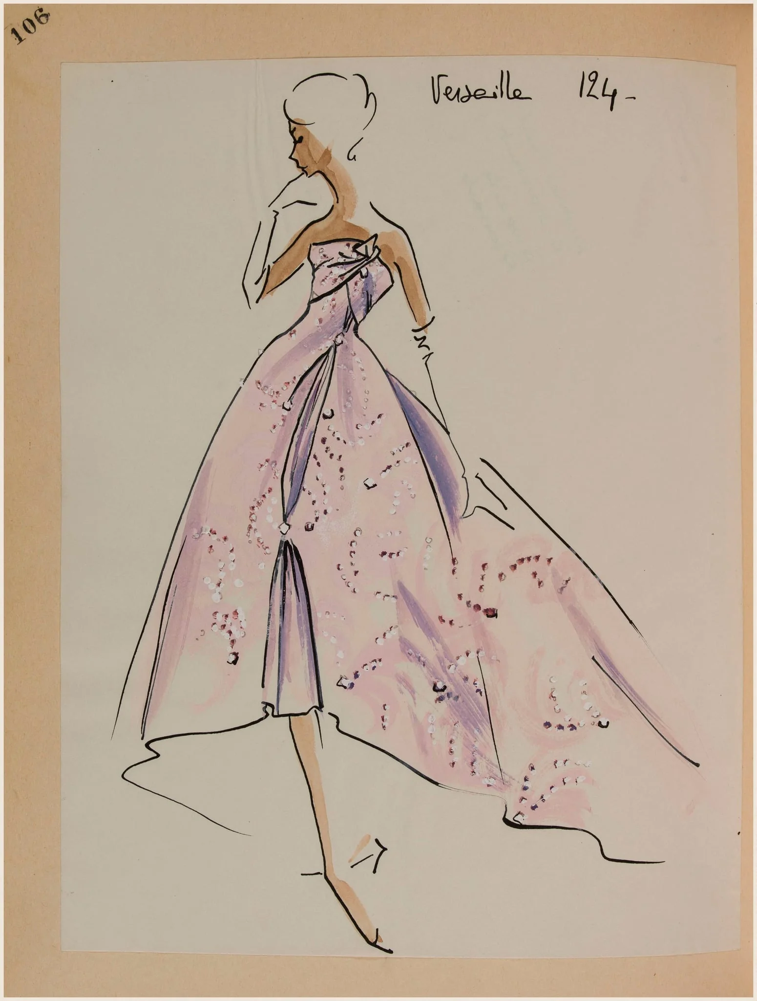 Versaille, by Carven, 1958