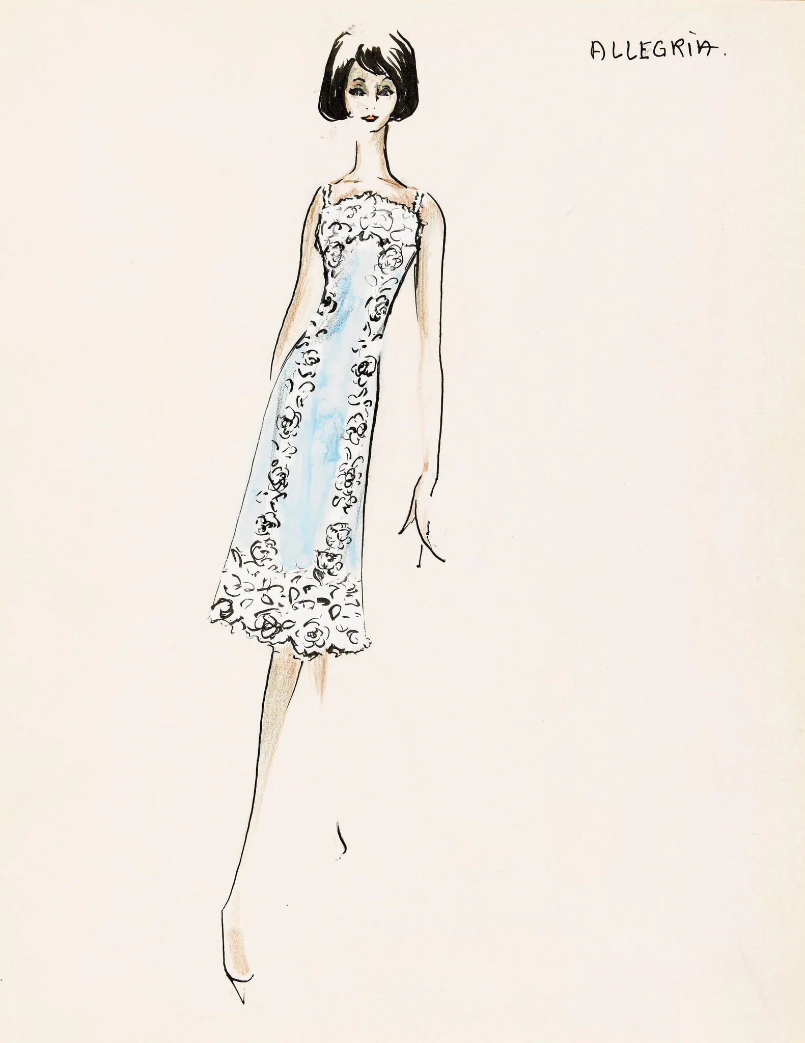 Allegria, by Carven, 1961