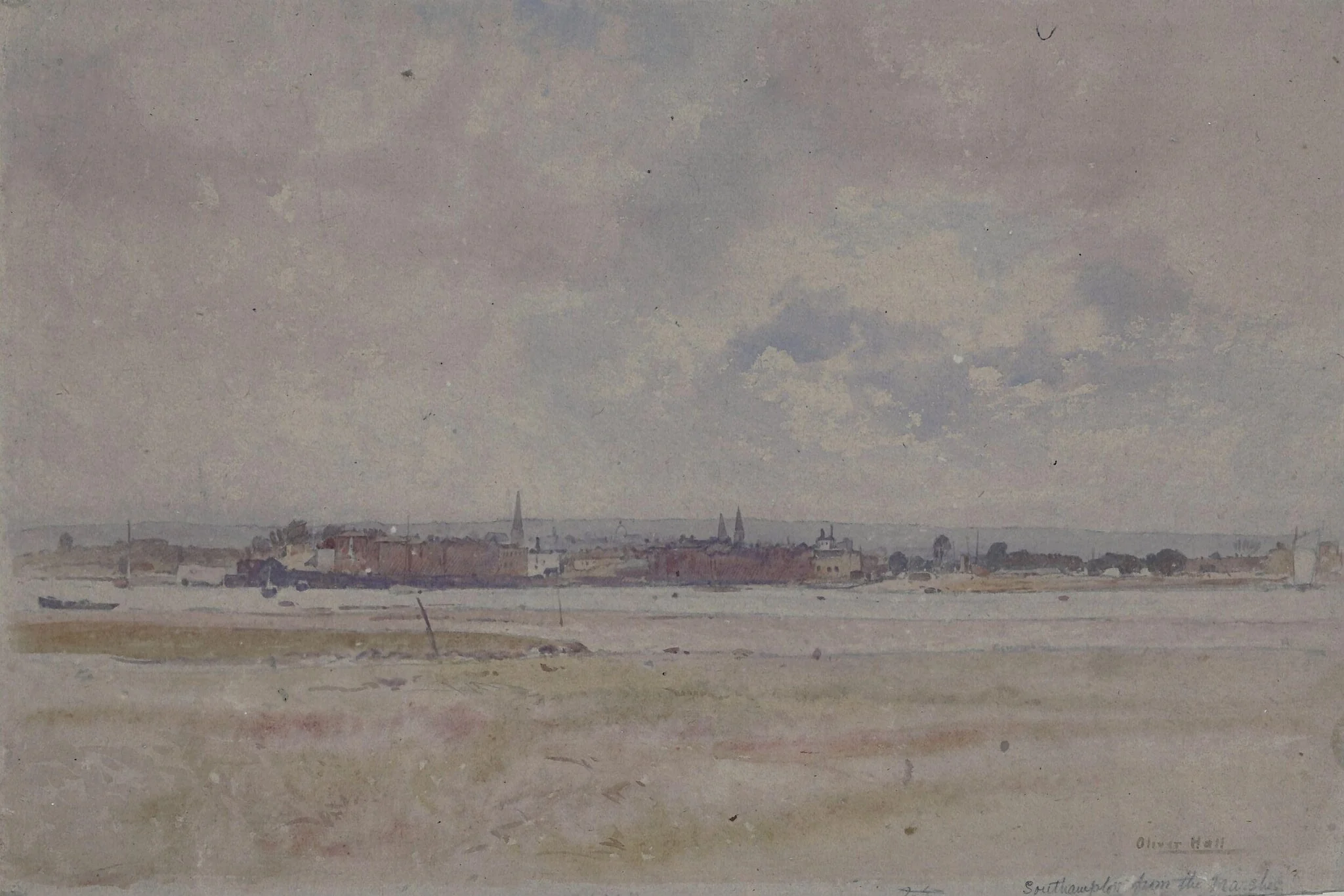 Southampton from the Marshes