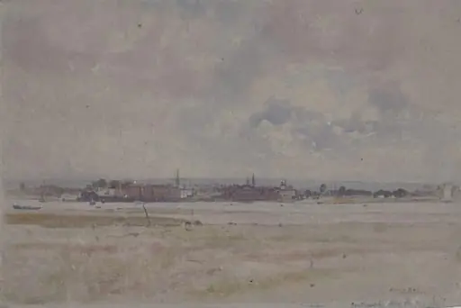 Southampton from the Marshes