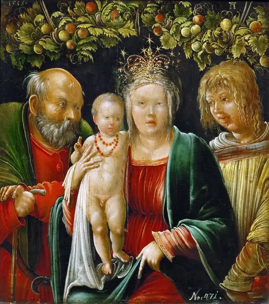 Holy Family with an Angel