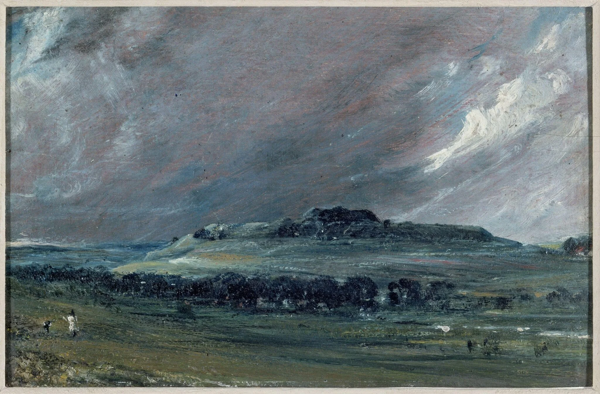 Old Sarum, by John Constable, oil, 1829