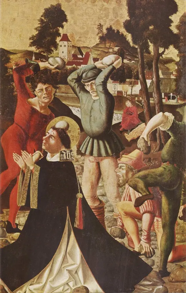 Jakobus-Stephanus-Altar: Steinigung des hl. Stephanus